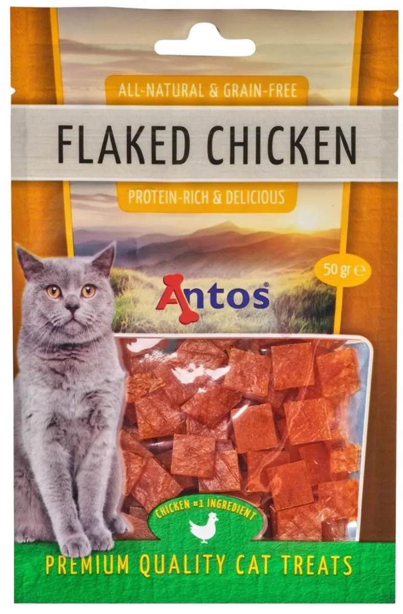 Cat Treats Flaked Kip 50 gr by Antos – product photo