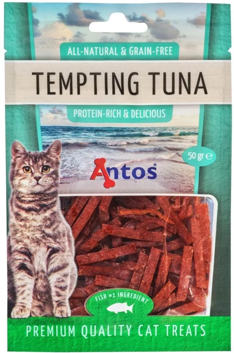 Cat Treats Tempting Tuna 50 gr - kattensnack - graanvrij - glutenvrij by Antos – product photo