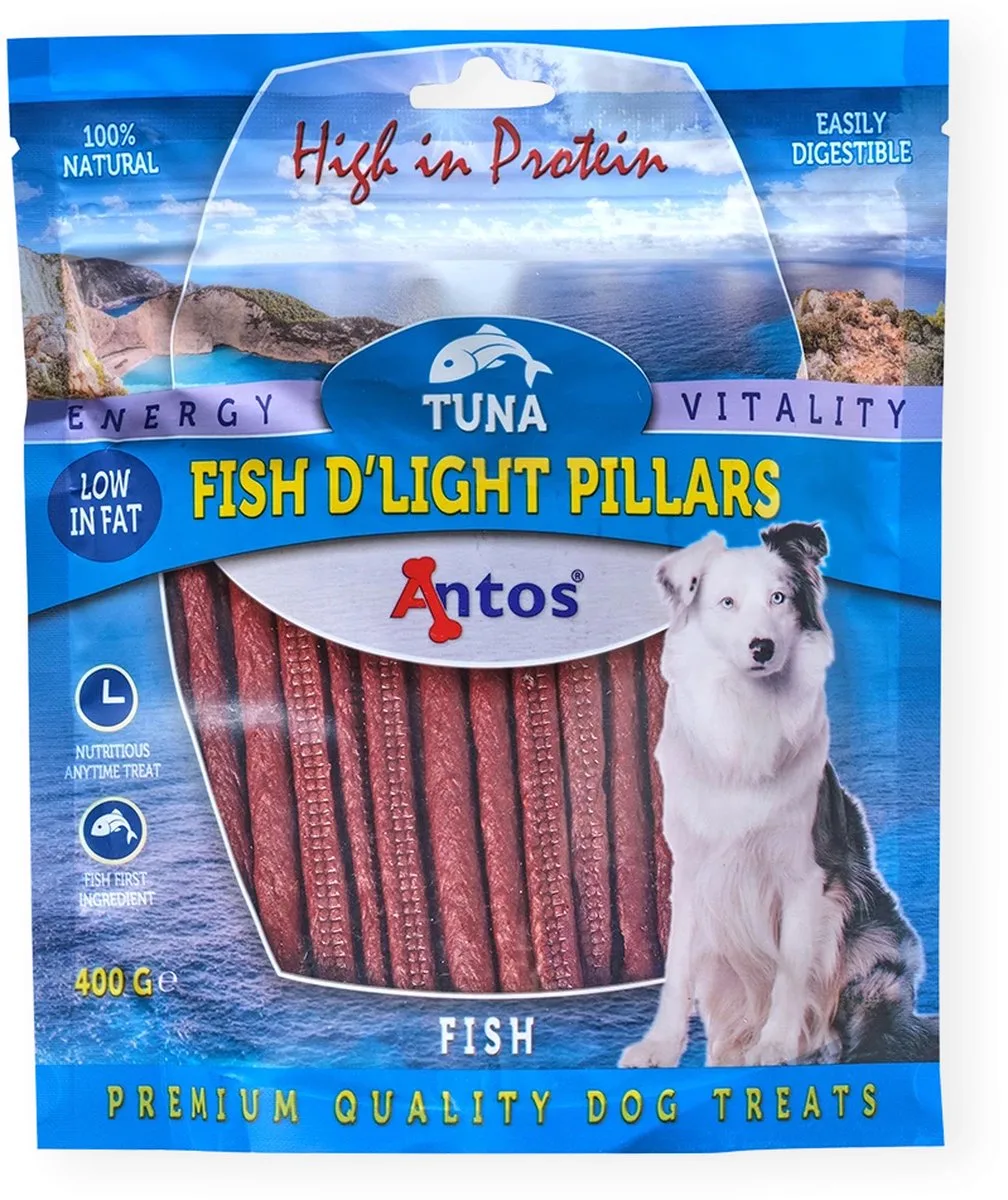 Fish D'light Pillars Tuna 400 gram de Antos – photo produit