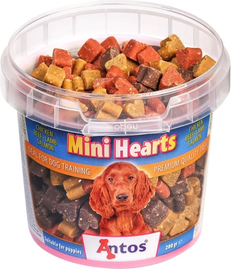 Hondensnacks - Hondenkoek - Trainingssnoepjes - 200 gr - Mini Hart de Antos – photo produit