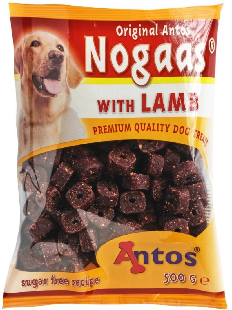 Nogaas Lam 500 gram Soft Fresh Beloningssnacks Suikervrij Honden Training Snack Beloning Snacks Hond by Antos – product photo