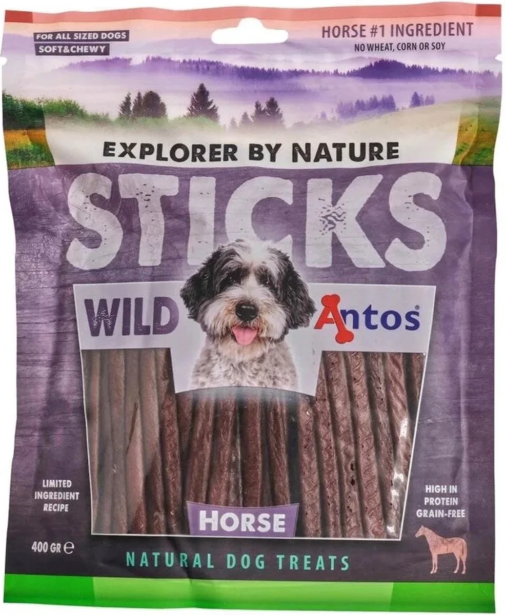 Paardenvlees strips snack 400 gram by Antos – product photo