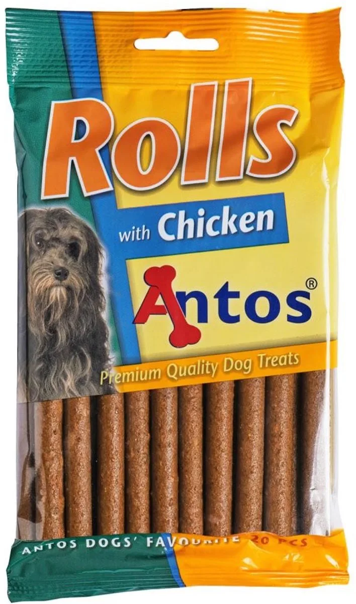 Rolls Kip - hondensnack - 200 gram by Antos – product photo