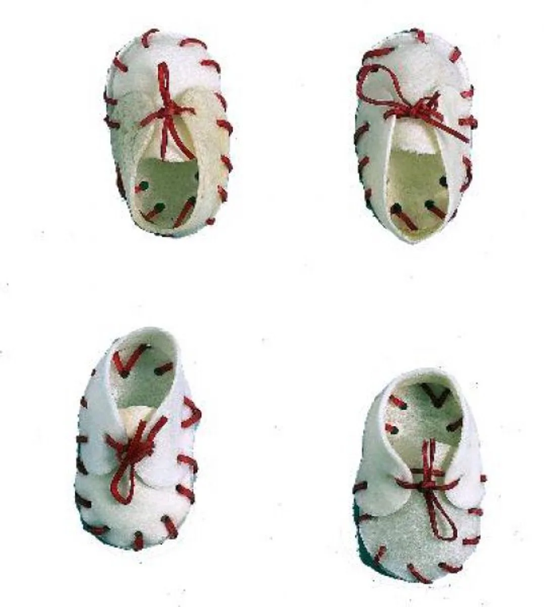 Schoen Wit Met Strik 2'' - 50 stuks fra Antos – produktbillede