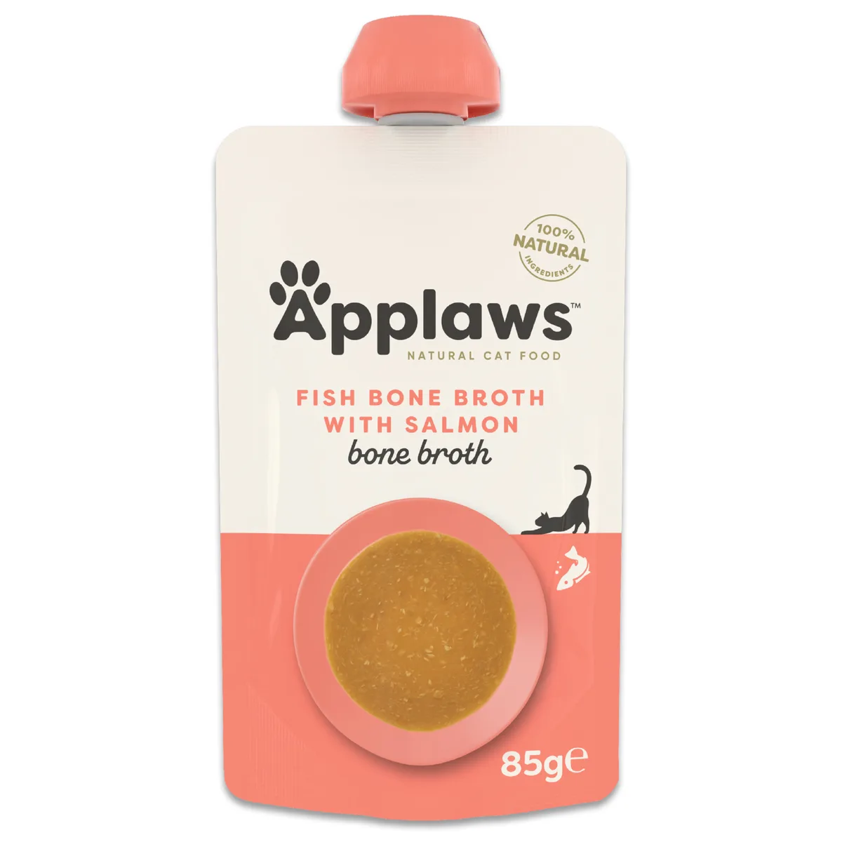 12x85g Applaws Bottenbouillon Zalm nat kattenvoer van Applaws – productfoto
