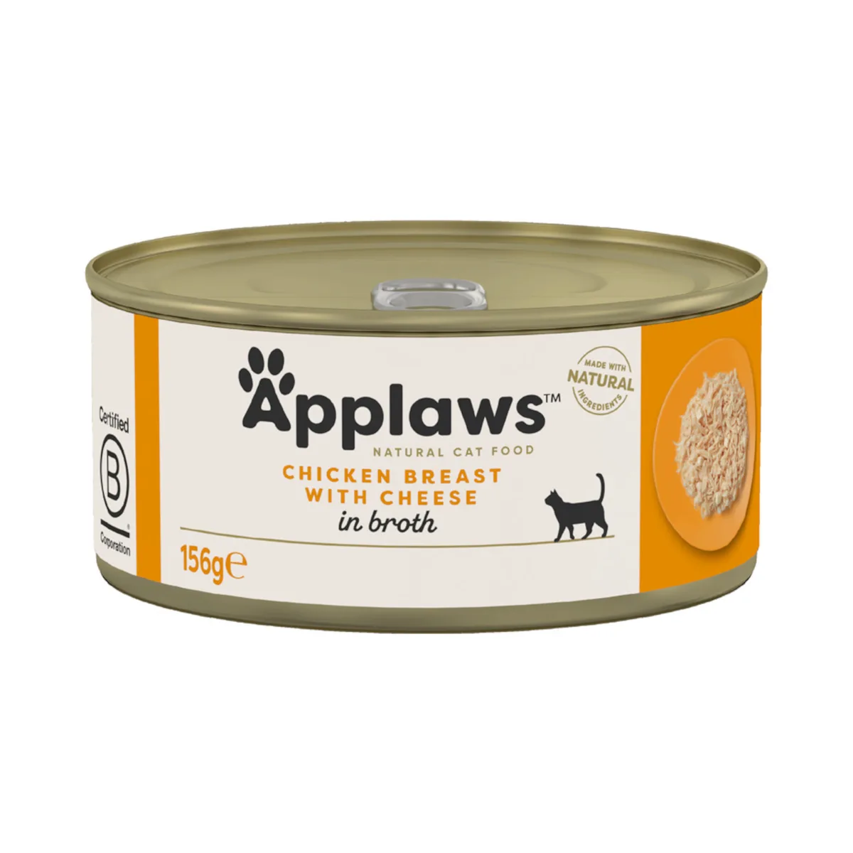 24x156g Kippenborst & Kaas Applaws Kattenvoer van Applaws – productfoto