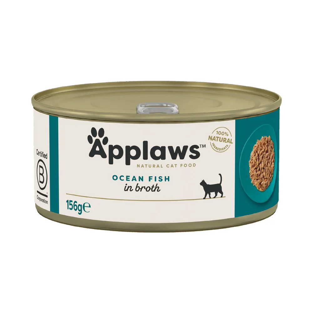 24x156g Zoutwatervis Applaws Kattenvoer by Applaws – product photo
