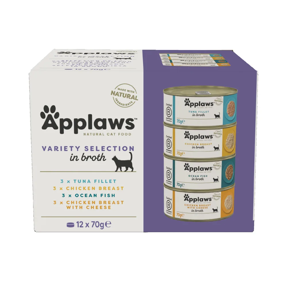 24x70g Supreme selectie Applaws Kattenvoer van Applaws – productfoto