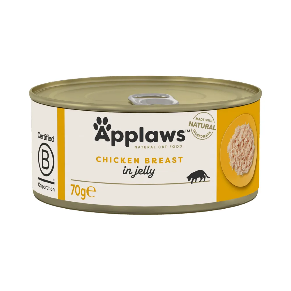 6x70g Kip in Gelei Applaws Kattenvoer by Applaws – product photo