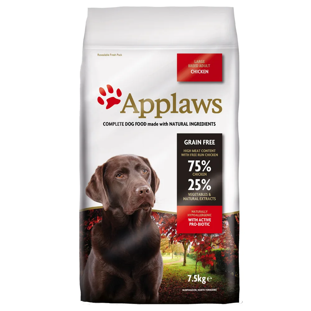 7,5kg Adult Large Breed Kip Applaws Hondenvoer by Applaws – product photo