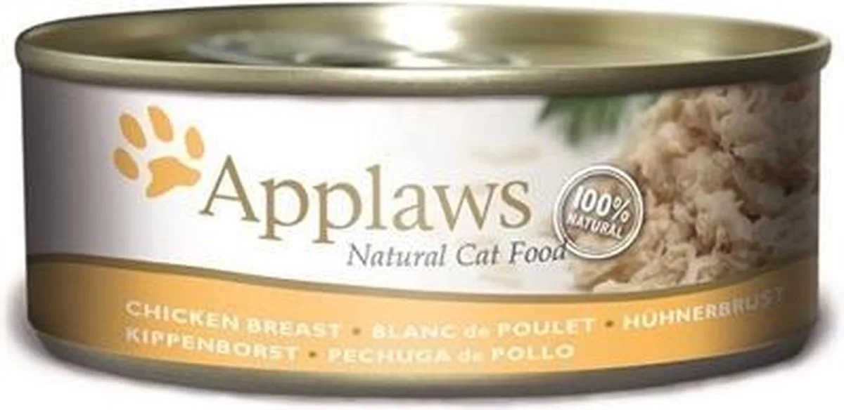 Cat - Chicken Breast - 24 x 156 g van Applaws – productfoto
