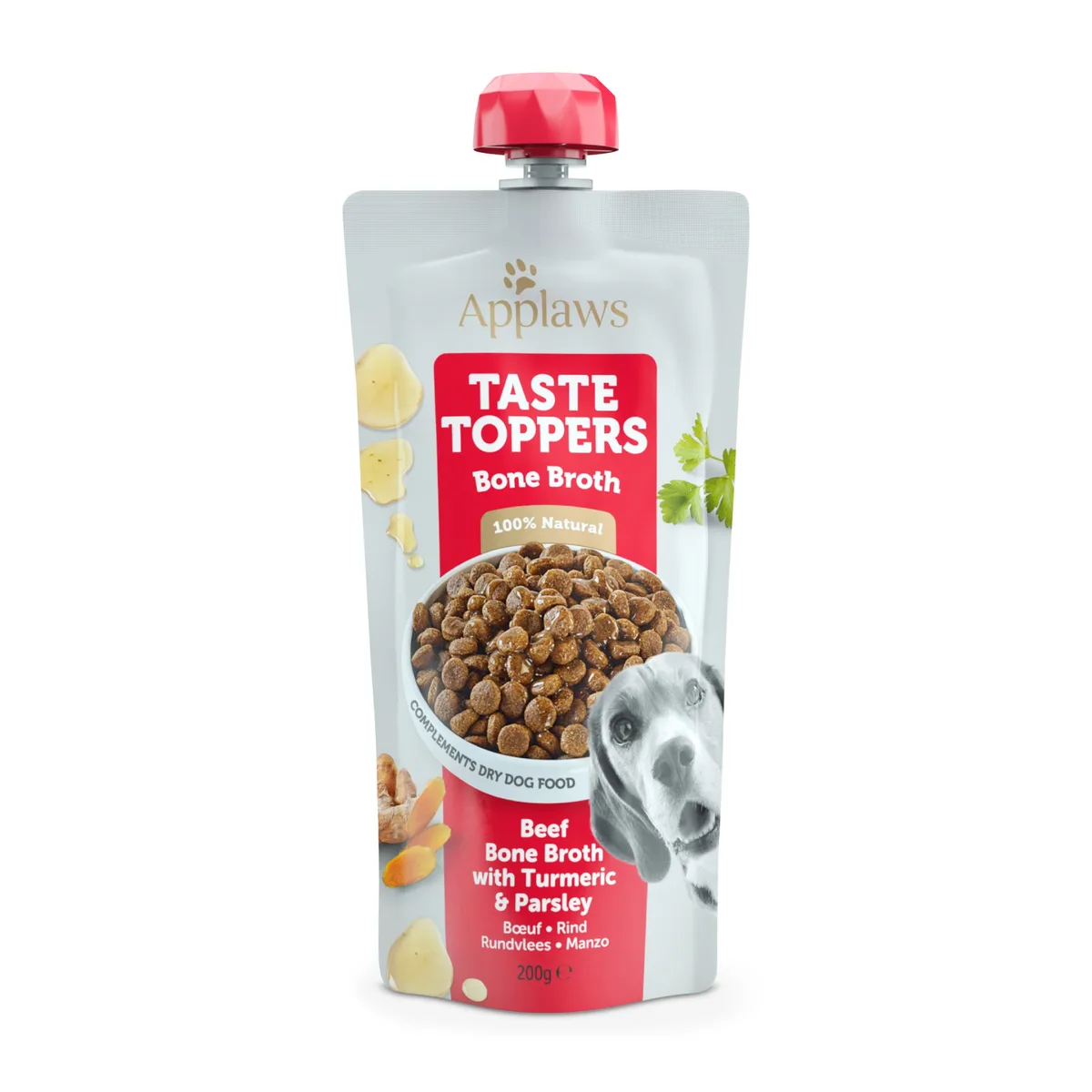 Dog Taste Toppers Bone Broth Rund 200 ml. by Applaws – product photo