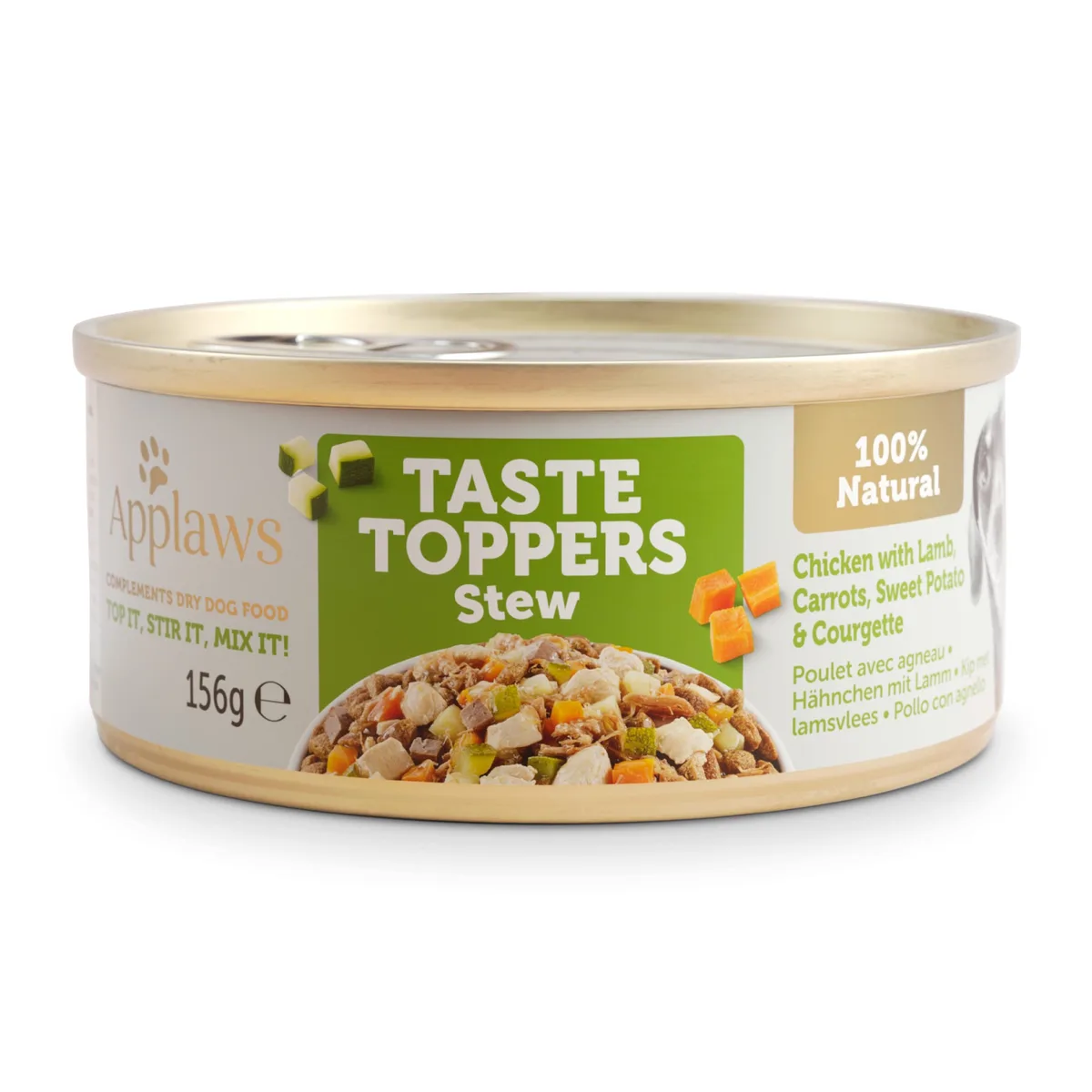 Dog Taste Toppers Kip met lam stoofpotje 156 gr. - per 12 stuks by Applaws – product photo