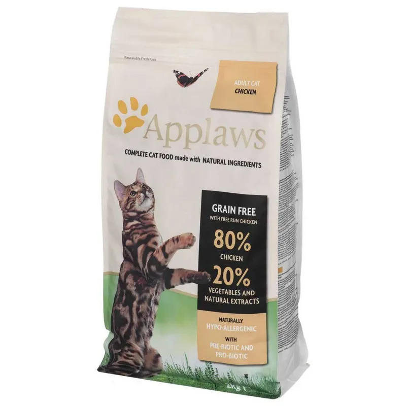 Graanvrij Kip - Kat - Volledig droogvoer - 2 kg von Applaws – Produktfoto 3 von 3