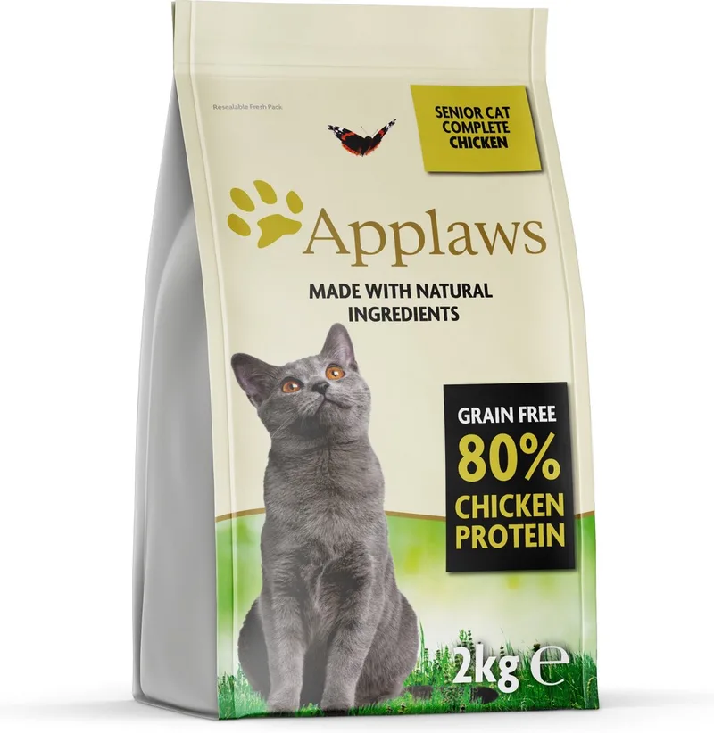 graanvrij Senior - Kip - Kattenvoer - 2 kg von Applaws – Produktfoto