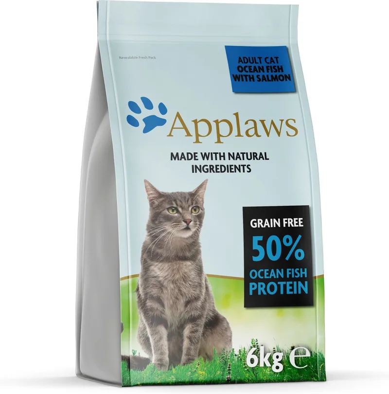 Katzenfutter Für Ausgewachsene Katzen Mit Fisch Und Lachs 6kg von Applaws – Produktfoto
