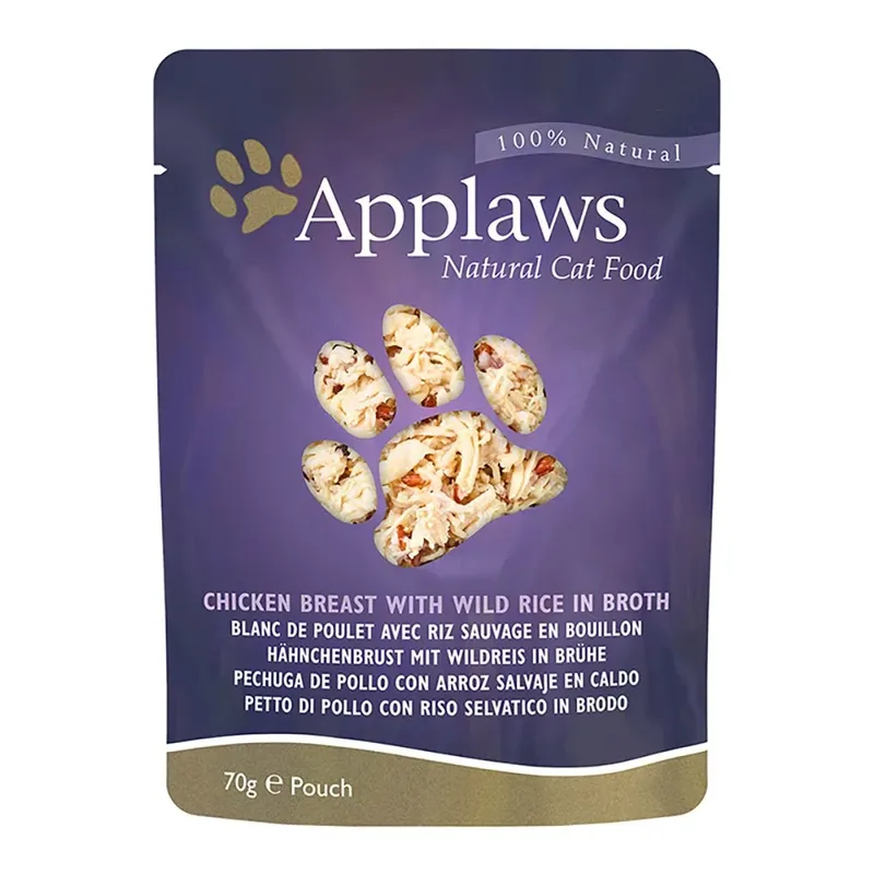 Kattenvoer Kip Met Rijst 12x70g by Applaws – product photo