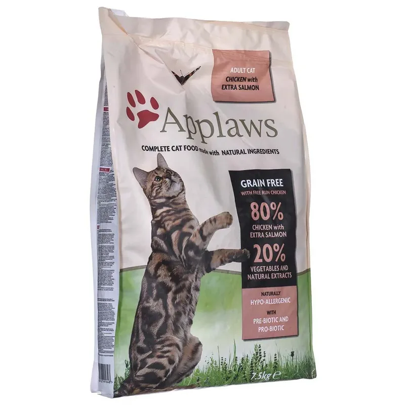 Kattenvoer Voor Volwassen Katten Met Kip En Zalm 7.5kg by Applaws – product photo 1 of 2