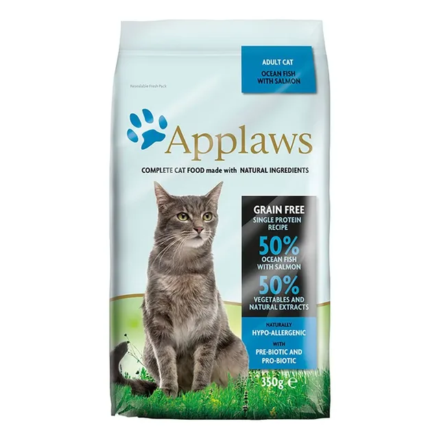 Katzenfutter Für Ausgewachsene Katzen Mit Fisch Und Lachs 350g