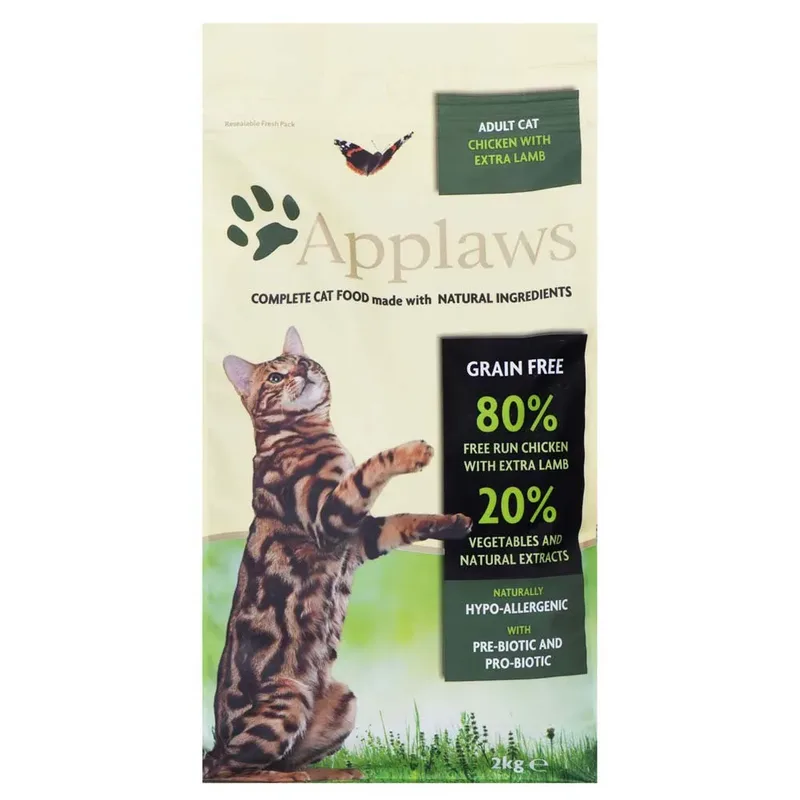 Nourriture Pour Chats Adultes Au Poulet Et à L´agneau 2kg de Applaws – photo produit 1 sur 3