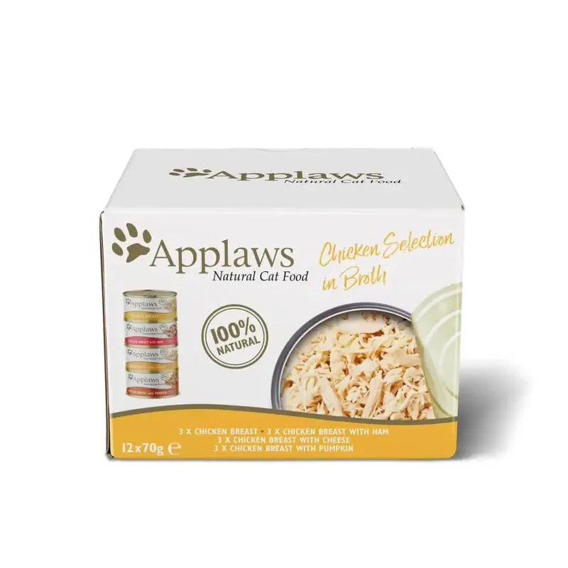 Kip Multipack Katten Snack 70g 16 Eenheden de Applaws – photo produit
