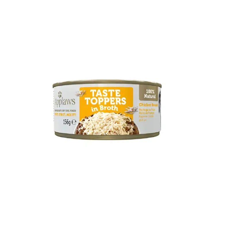 Kippenbouillon Topper 12x156g Nat Hondenvoer de Applaws – photo produit