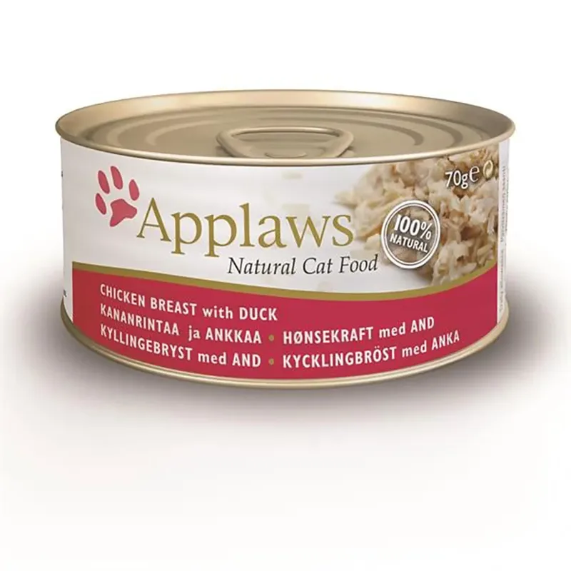 Nassfutter Für Katzen Chicken & Duck 171-025 von Applaws – Produktfoto