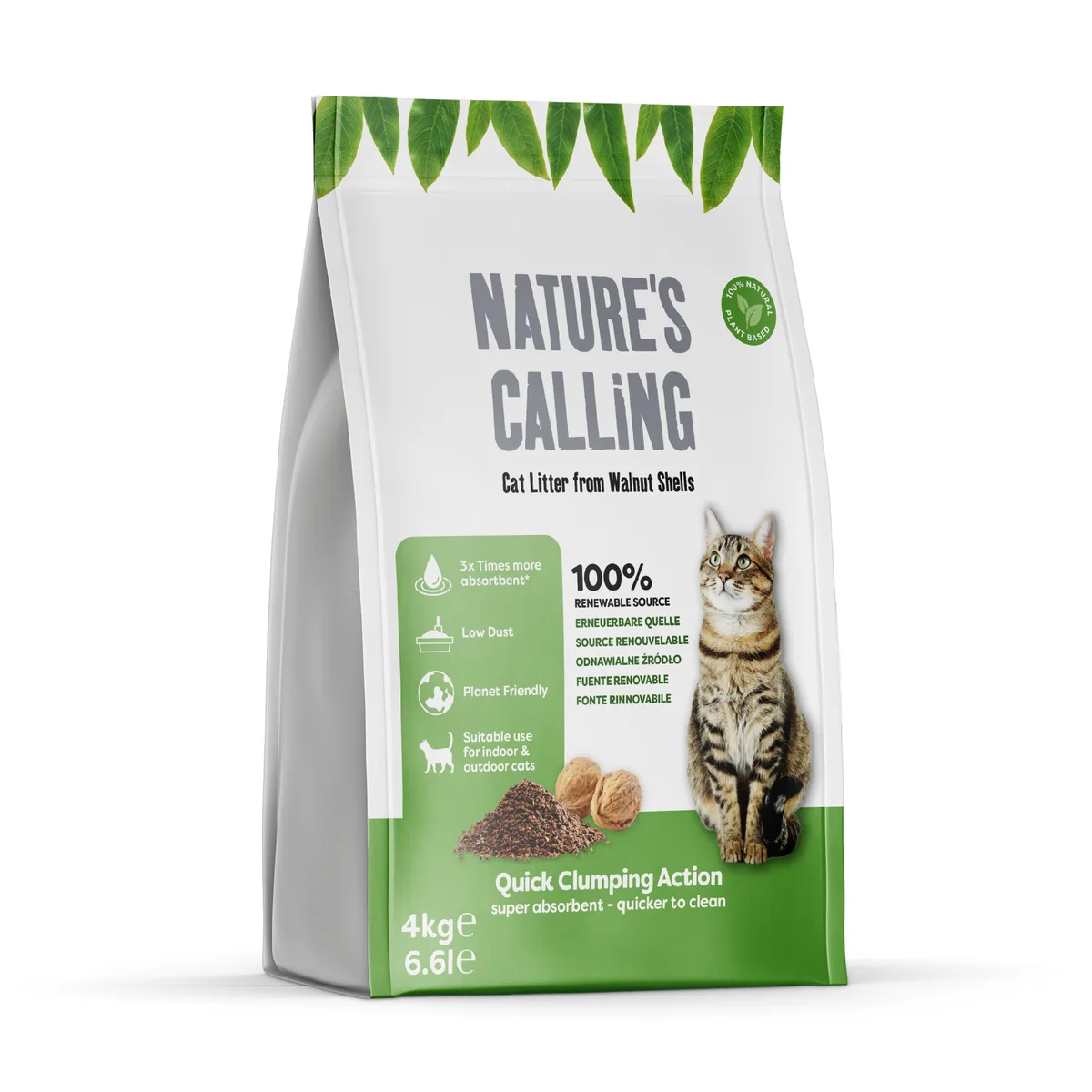 Natures Calling Cat Litter 4 kg fra Applaws – produktbillede