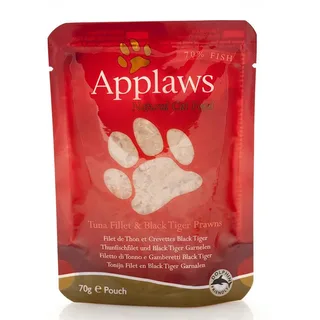 Natvoer Voor Katten Met Tonijn En Garnalen 70 G by Applaws – product photo 1 of 2