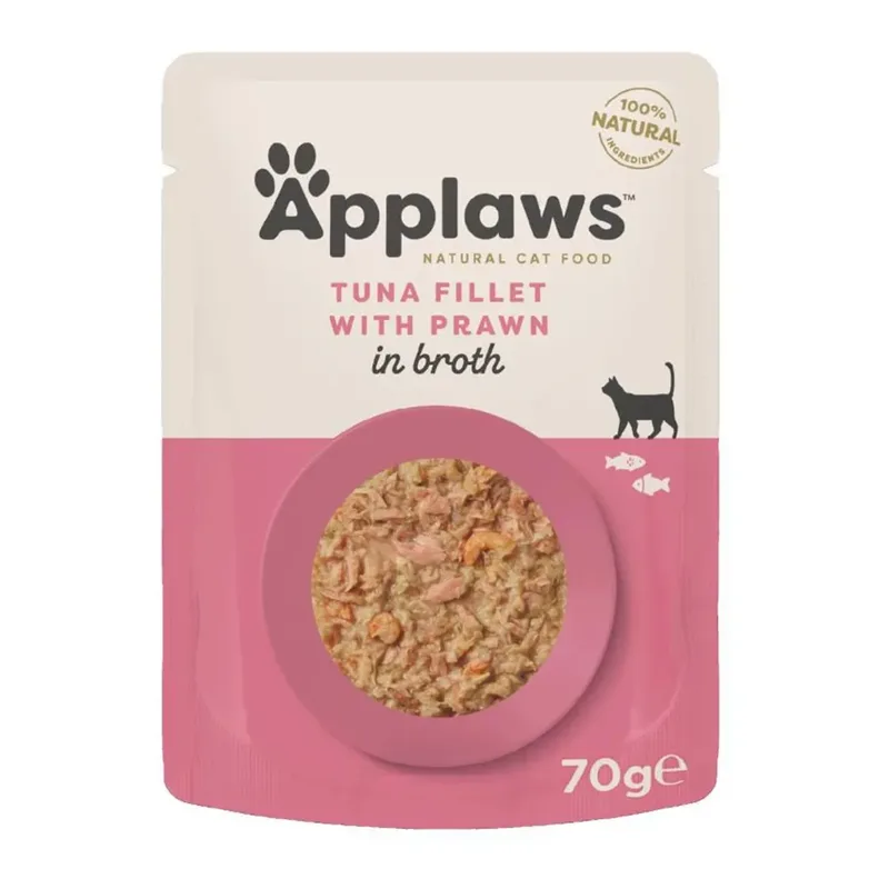 Natvoer Voor Katten Met Tonijn En Garnalen 70 G by Applaws – product photo 2 of 2