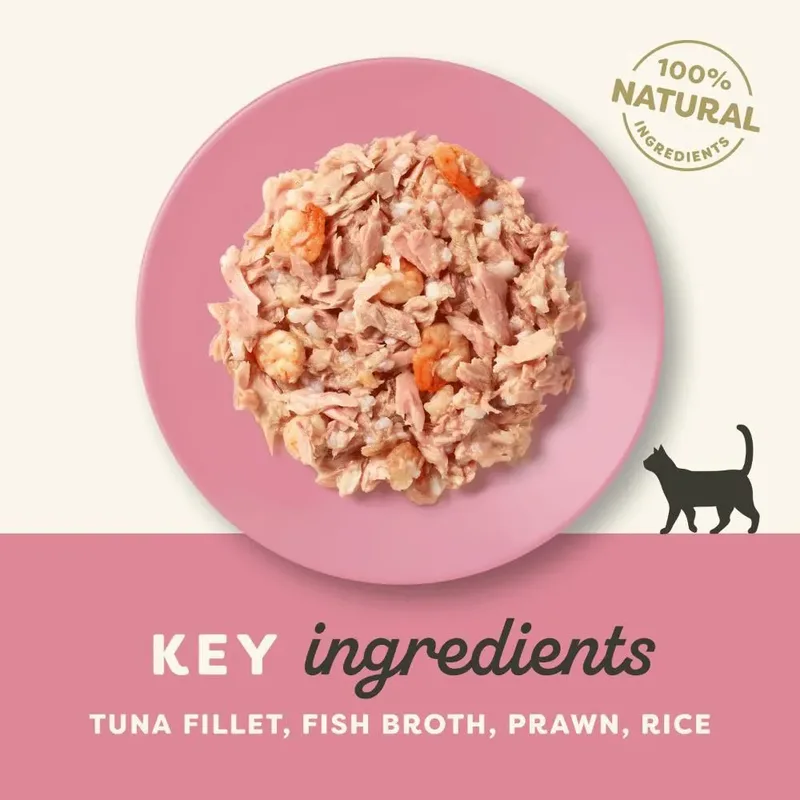 Nassfutter Für Katzen Mit Thunfisch Und Garnelen von Applaws – Produktfoto 2 von 2