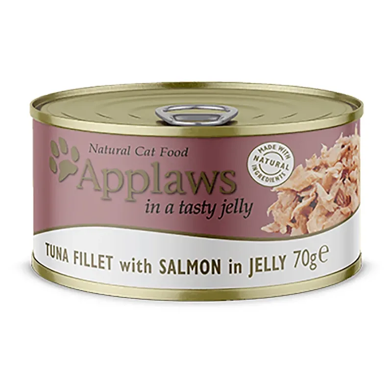 Natvoer Voor Katten Met Tonijn En Zalm 70 G by Applaws – product photo