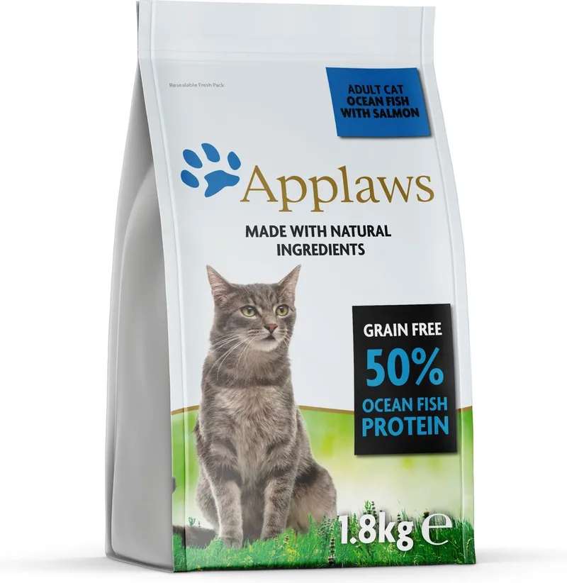 Futter Für Ausgewachsene Katzen Mit Fisch Und Lachs 1.8kg von Applaws – Produktfoto