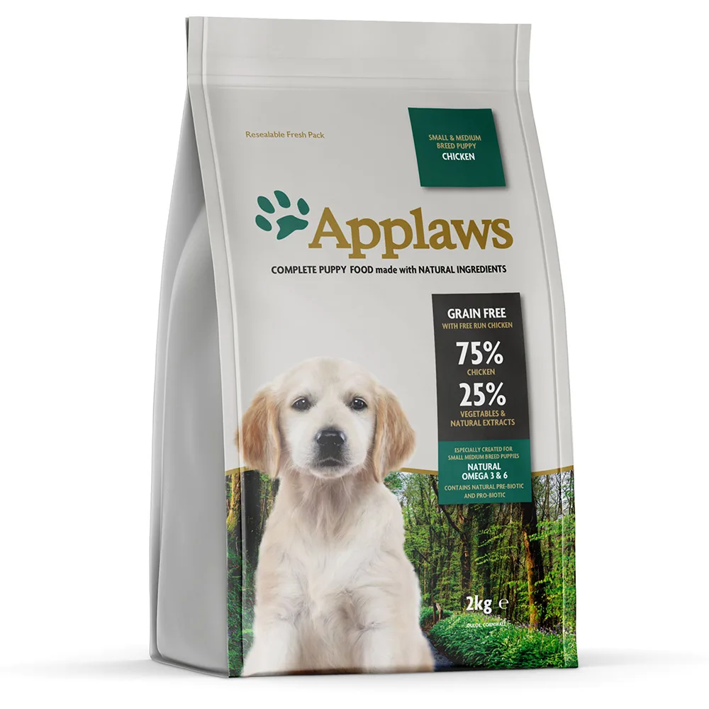 Puppy Small & Medium Breed - Kip Hondenvoer - 2 kg by Applaws – product photo