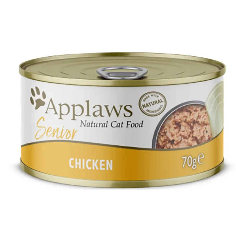 Senior Chicken 171-302 Natvoer Voor Katten by Applaws – product photo