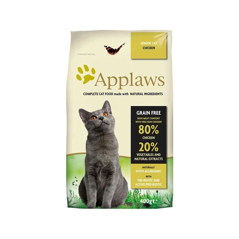 Senior Katzen-und Hühnerfutter 400g fra Applaws – produktbillede