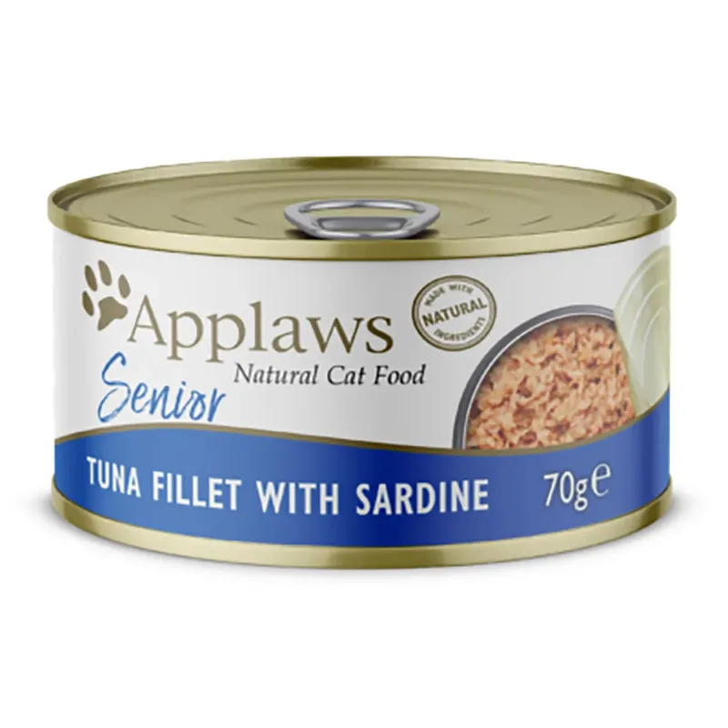 Senior Tonijn Sardines 171-331 Natvoer Voor Katten by Applaws – product photo