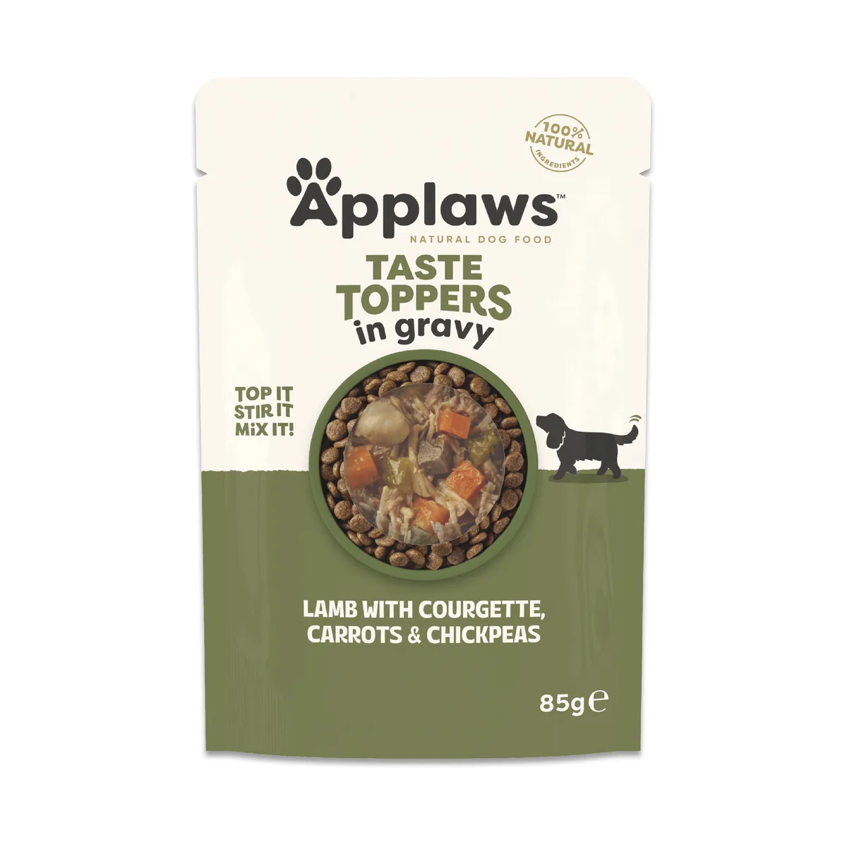Taste Toppers in Saus 12 x 85 g Hondenvoer - Lam, Wortel, Courgette & Kikkererwten by Applaws – product photo