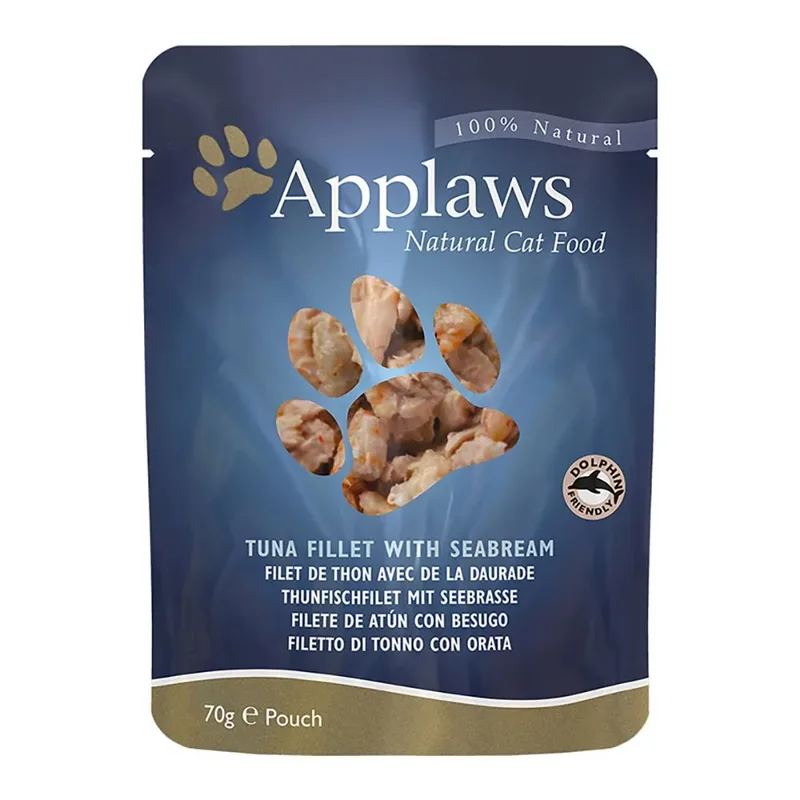 Thunfisch Und Dorade 12x70g Katzenfutter von Applaws – Produktfoto