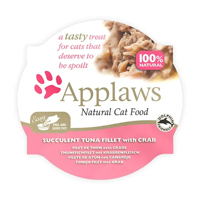 Thunfisch Und Krabben Katzenfutter 10x60g von Applaws – Produktfoto