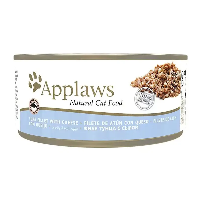 Tonijn-kaas Kattensnack 156g 24 Eenheden fra Applaws – produktbillede