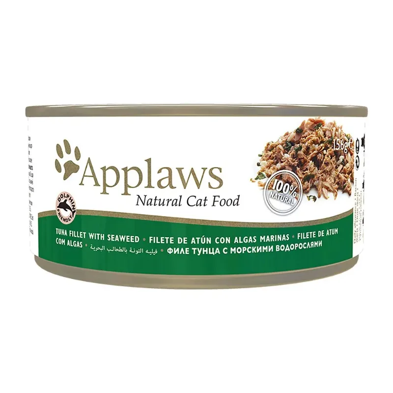 Tonijn Met Zeewier 24x156g Natvoer Voor Katten by Applaws – product photo
