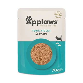 Tonijnfilet In Bouillon 70 G Kattenvoer by Applaws – product photo 1 of 3