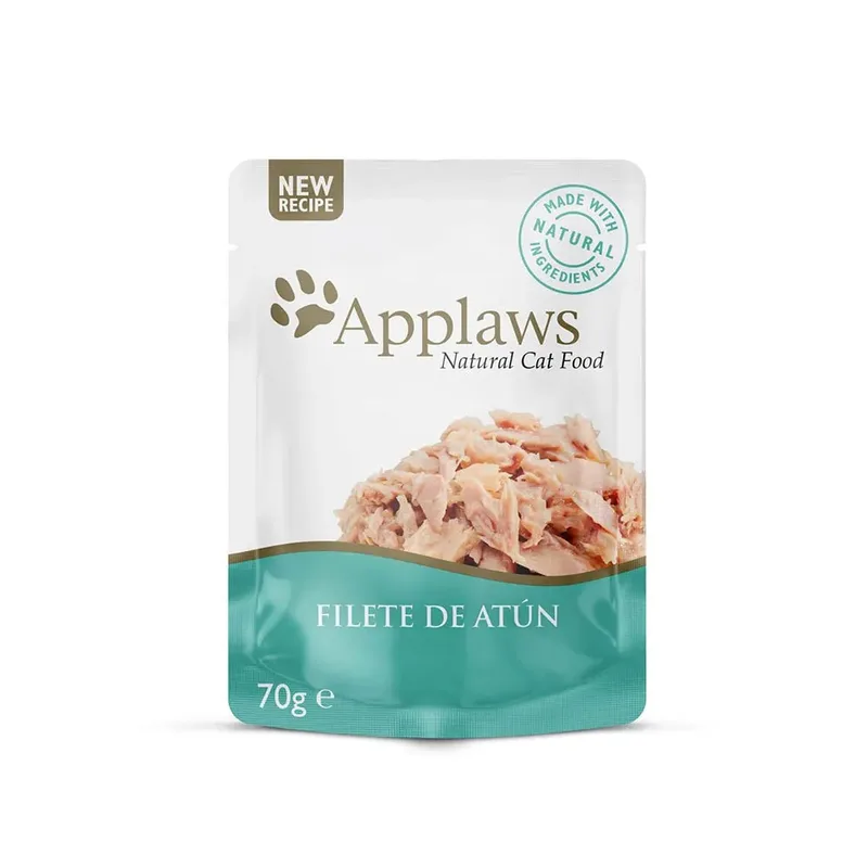 Tonijnfilet In Gelei 16x70g Natvoer Voor Katten de Applaws – photo produit
