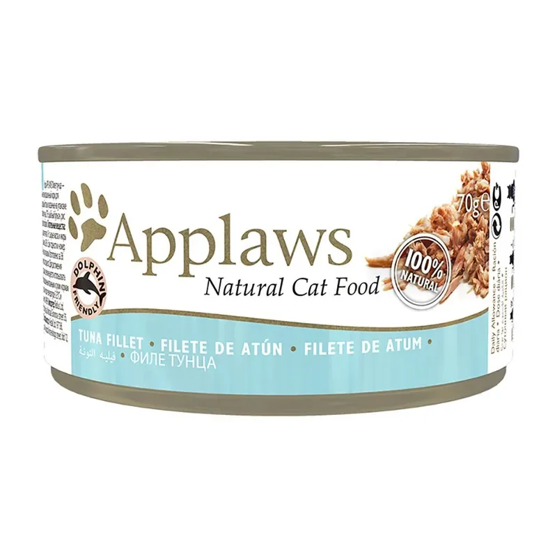 Tonijnsteak 24x70g Nat Kattenvoer by Applaws – product photo
