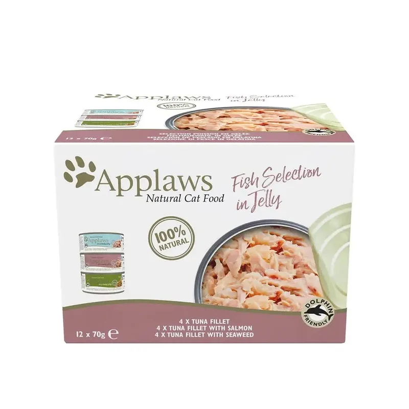 Vissengel Katten Snack 70g 12 Eenheden de Applaws – photo produit