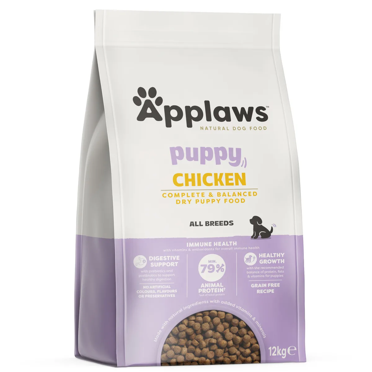 Voordeelpakket: 2x12 kg Applaws All Breed Puppy Kip Hondenvoer droog van Applaws – productfoto