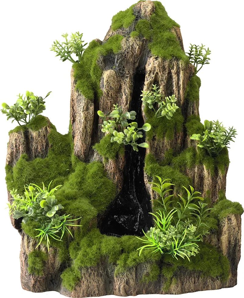 Aqua-d'ella-Aquarium-waterval-Moss-Rock-met-1-stroom-234/434963 de Aqua Della en Vert – photo produit
