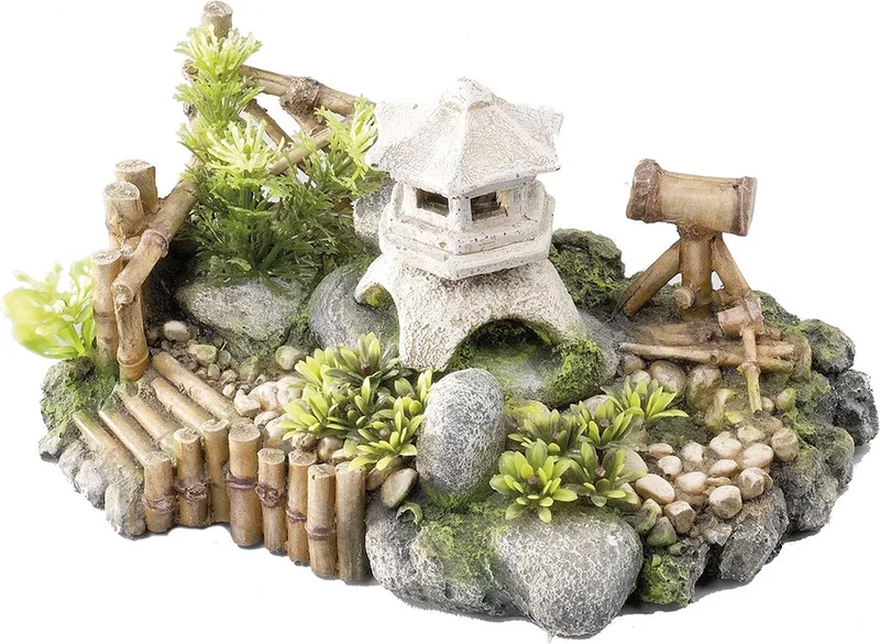 Aquarium decoratie China Garden - 22,6 x 14,5 x 12,1cm by Aqua Della in <> – product photo