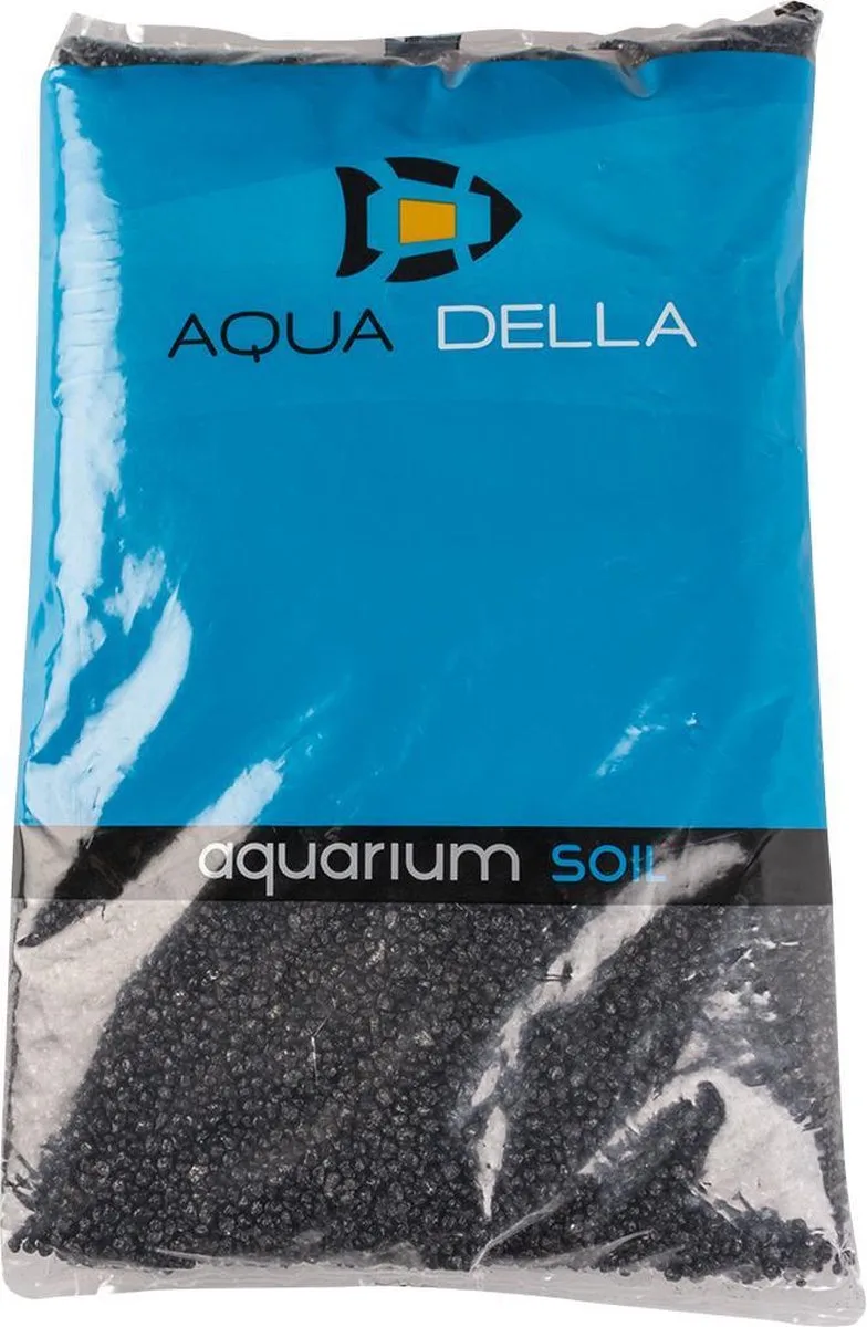 Aquarium Grind - Inhoud: 2 Kilo - Korrel 2 tot 4mm by Aqua Della in Black – product photo